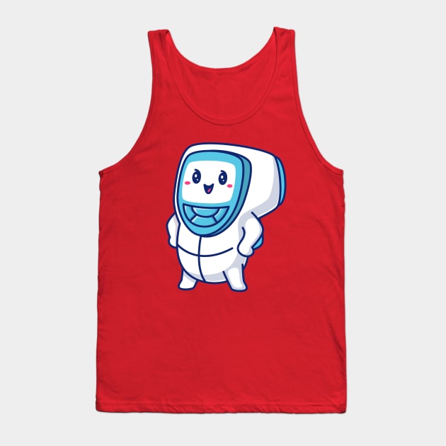 Cute Infrared Thermometer Cartoon Tank Top by Catalyst Labs